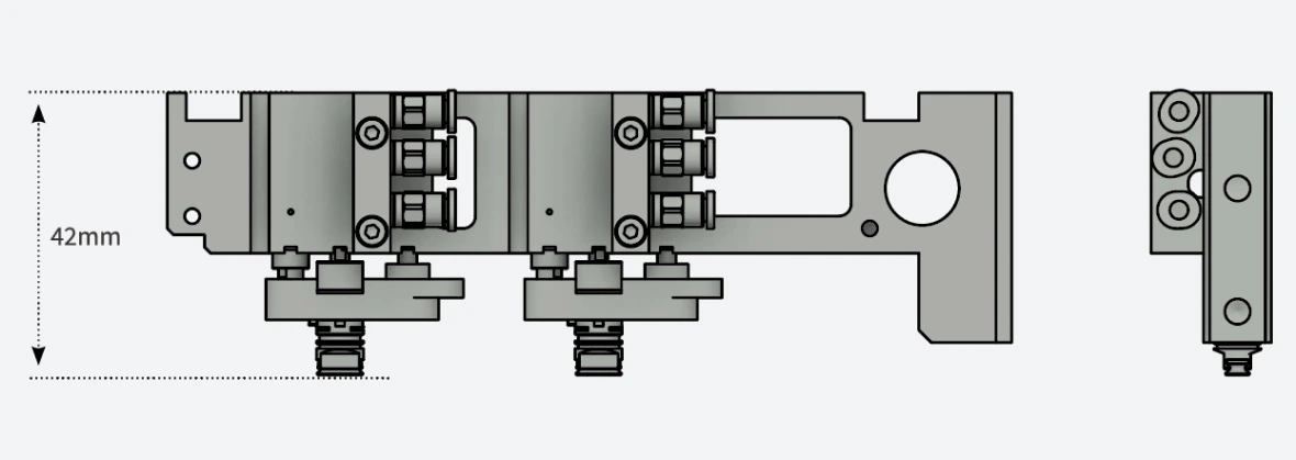 Compact Dual Picker cylinder