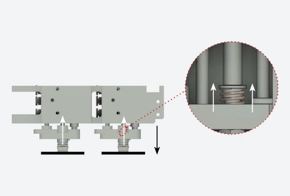 Compact Dual Picker cylinder