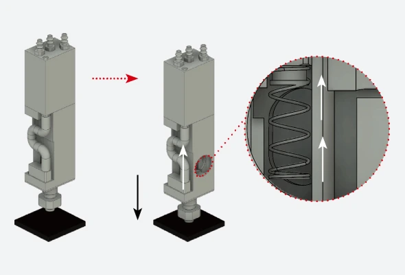 Gang Type Hose Picker cylinder